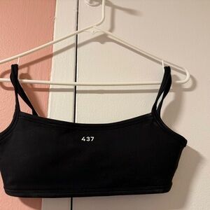 437 Black Women's Sports Bra - Size Small